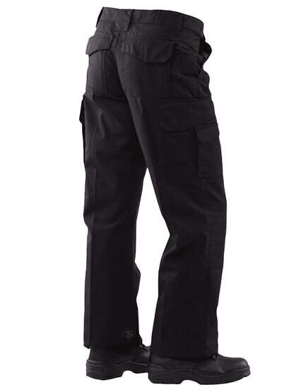Tru Spec 24/7 womens tactical pant in black from back